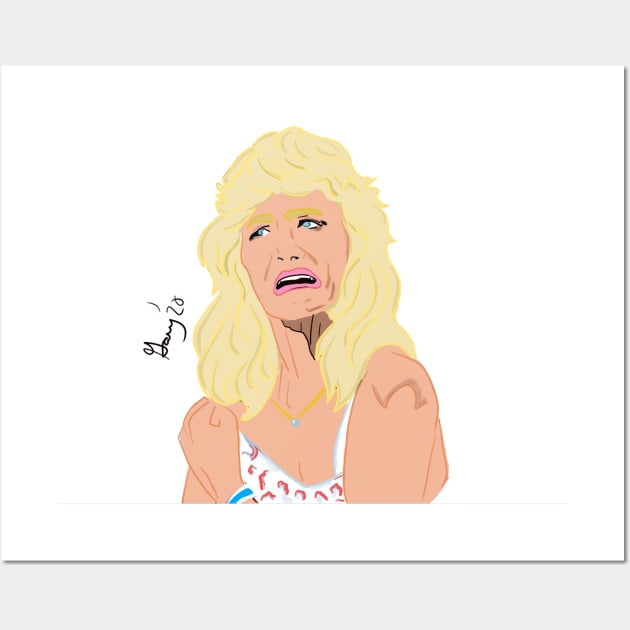 Laura Dern Crying. Wall Art by The Miseducation of David and Gary